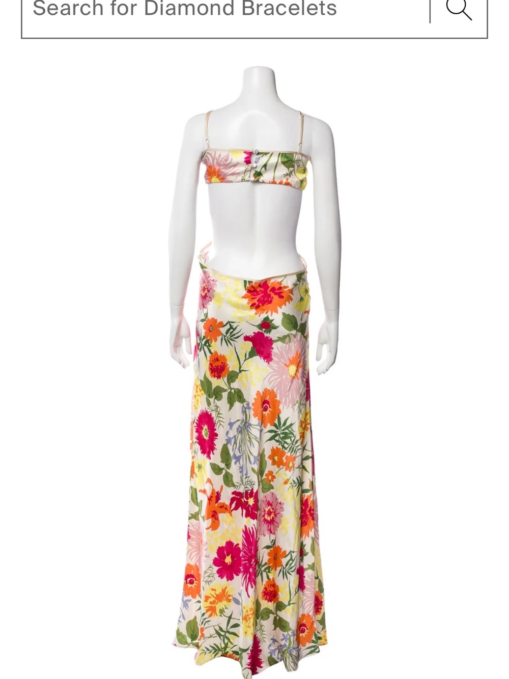 Reformation Poppies silk dress (Fabrizia) - Picture 3 of 6